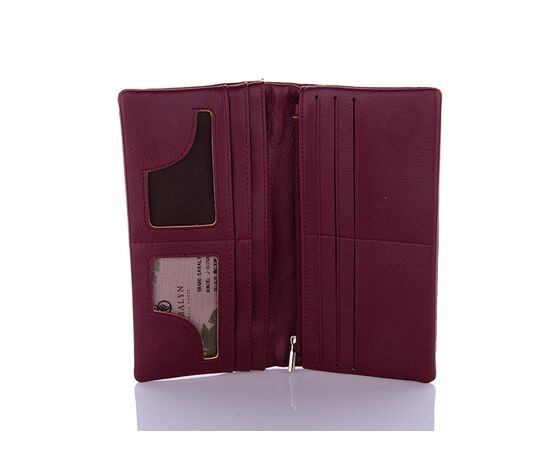 Гаманець жіночий J2020A wine-red р.19*9*4 "Trendshop" недорого оптом від прямого постачальника, зображення 2