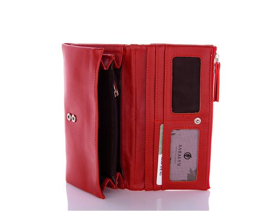 Гаманець жіночий Y525A red р.19*9*3 "Trendshop" недорого оптом від прямого постачальника, зображення 2