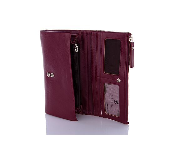 Гаманець жіночий Y525A wine-red р.19*9*3 "Trendshop" недорого оптом від прямого постачальника, зображення 2