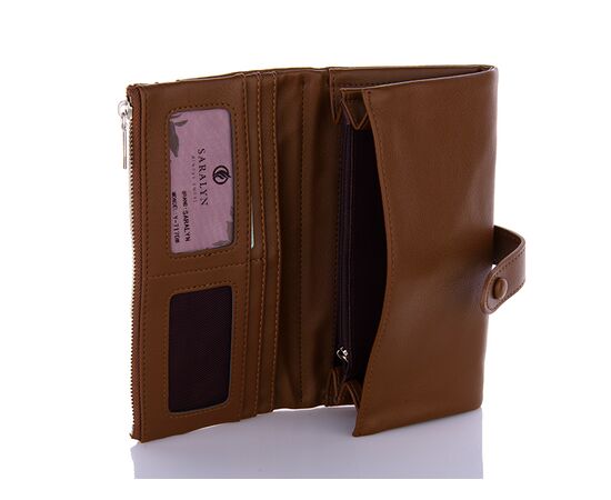 Гаманець жіночий Y7170 brown р.19*9*3 "Trendshop" недорого оптом від прямого постачальника, зображення 2