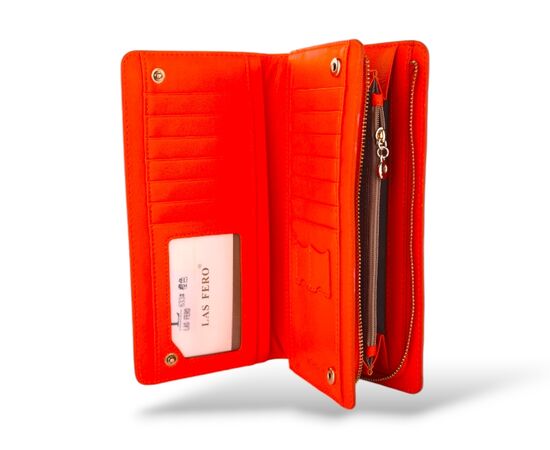 Гаманець жіночий 633-2 orange р.20*10*3 "Trendshop" недорого оптом від прямого постачальника, зображення 2