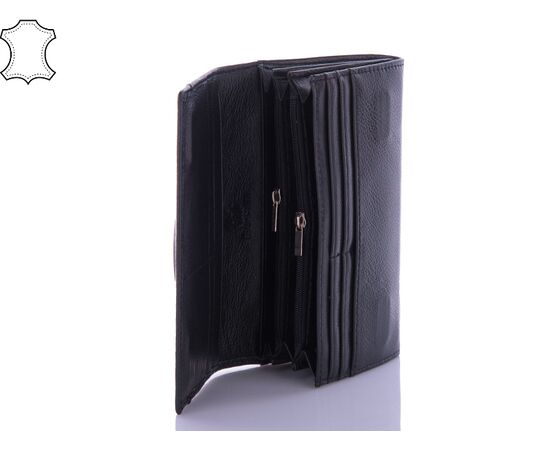 Фотография Кошелёк женский K515-H09 black кожа р.17*8*3 "Trendshop" недорого оптом от прямого поставщика, изображение 2