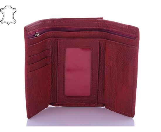 Гаманець жіночий K711-H09 d.red кожа р.5*3*1 "Trendshop" недорого оптом від прямого постачальника, зображення 2