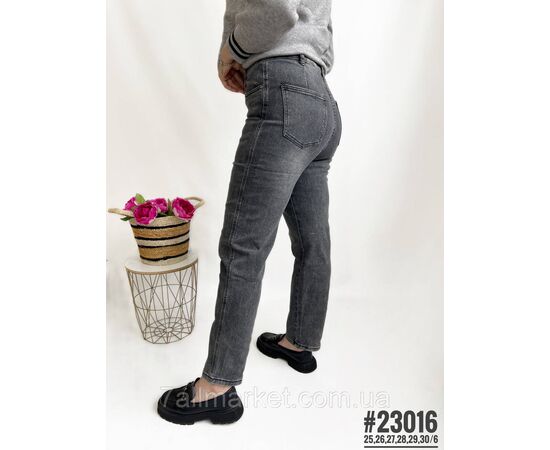 Джинси жіночі mom fit розмірний ряд  25,26,27,28,29,30 "PARTNERS" недорого від прямого постачальника, зображення 3