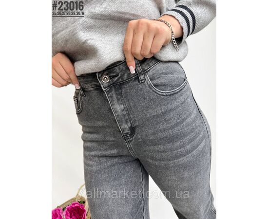 Джинси жіночі mom fit розмірний ряд  25,26,27,28,29,30 "PARTNERS" недорого від прямого постачальника, зображення 4