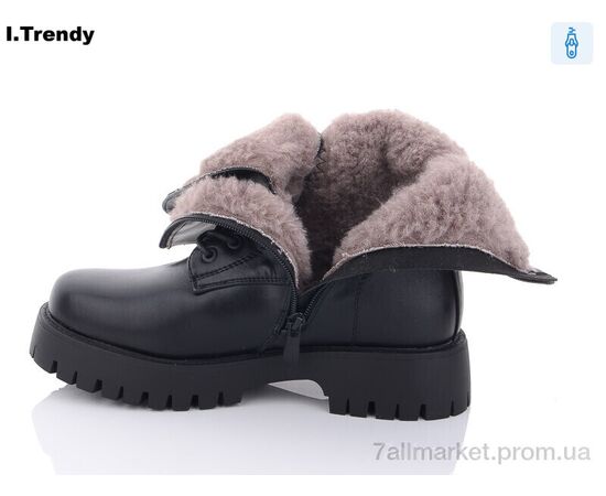 Черевики жіночі стильні Зима B8088 (6 пар р.36-41) "Trendy" недорого оптом від прямого постачальника, зображення 2