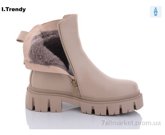Черевики жіночі стильні Зима B3166-10 (6 пар р.36-41) "Trendy" недорого оптом від прямого постачальника, зображення 2