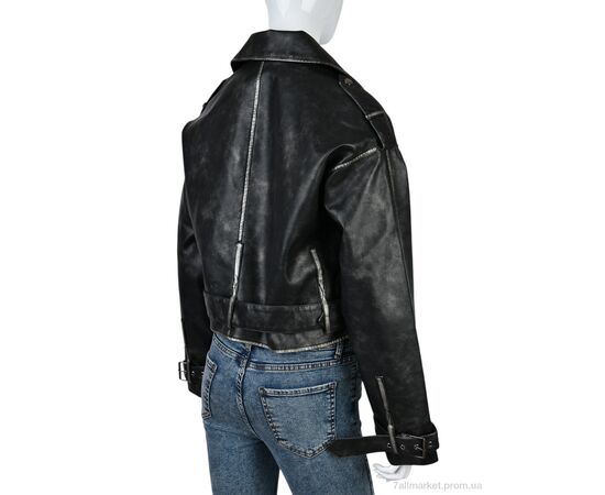 Куртка жіноча Весна/осінь 4503-D10-8 black (3 шт. р.сіткаS-L) "Мир" недорого оптом від прямого постачальника, зображення 2