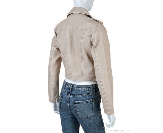 Куртка жіноча Весна/осінь 4503-3530-Y24 beige (3 шт. р.сіткаS-L) "Мир" недорого оптом від прямого постачальника, зображення 2