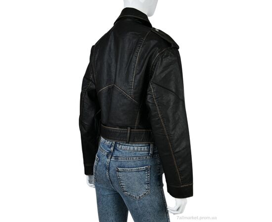 Куртка жіноча Весна/осінь 4503-3510-W7 black (3 шт. р.сіткаS-L) "Мир" недорого оптом від прямого постачальника, зображення 2