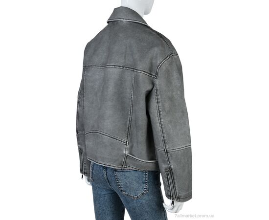 Куртка жіноча Весна/осінь 4503-3517-X1 grey (3 шт. р.сіткаS-L) "Мир" недорого оптом від прямого постачальника, зображення 2