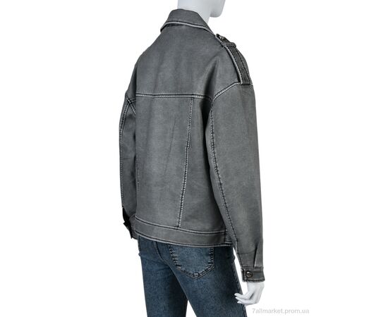 Куртка жіноча Весна/осінь 4503-3525-X1 grey (3 шт. р.сіткаS-L) "Мир" недорого оптом від прямого постачальника, зображення 2