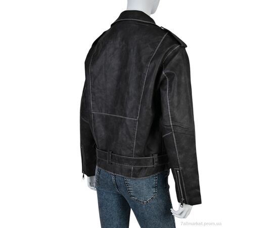 Куртка жіноча Весна/осінь 4503-3566-W7 black (3 шт. р.сіткаS-L) "Мир" недорого оптом від прямого постачальника, зображення 2