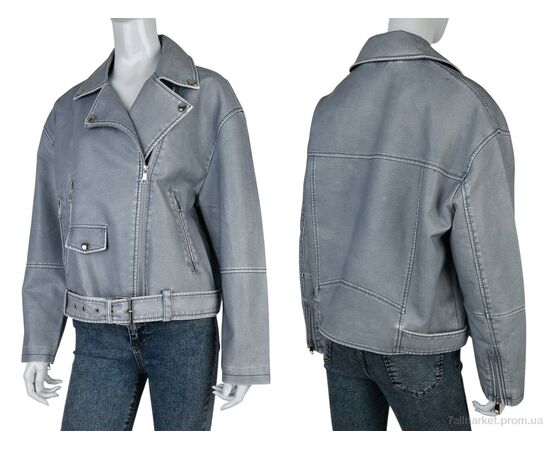 Куртка жіноча Весна/осінь 4503-3517-F13 l.blue (3 шт. р.сіткаS-L) "Мир" недорого оптом від прямого постачальника, зображення 3