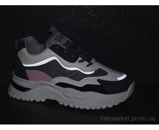 Фотография Кроссовки женские модные Весна/осень 23-60 (8 пар р.37-41) "Ok Shoes" недорого оптом от прямого поставщика, изображение 2