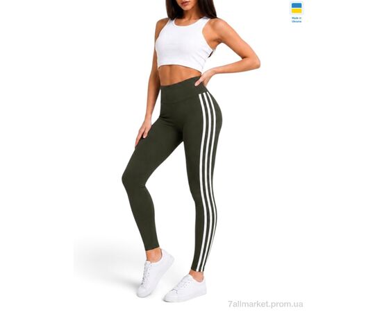 Лосінси жіночі Весна/осінь 502531 хакі (4 шт. р.сітка2XL-5XL) "Sport style" недорого оптом від прямого постачальника, зображення 2