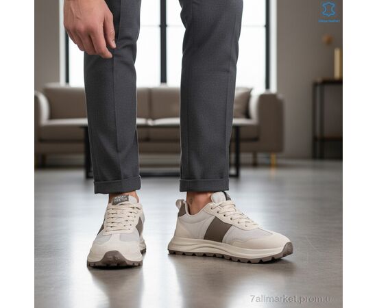 Кросівки чоловічі модні Весна/осінь 2665-1 (6 пар р.46-48) "MD-GRESSO-LUNASTEP" недорого оптом від прямого постачальника, зображення 3