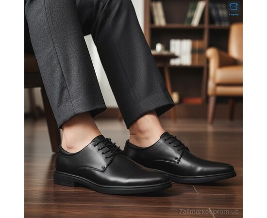 Туфлі чоловічі стильні Весна/осінь 021-1A (8 пар р.39-44) "MD-GRESSO-LUNASTEP" недорого оптом від прямого постачальника, зображення 2