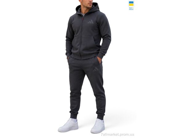 Спортивний костюм чоловічий Весна/осінь 003-1AD сірий (5 шт. р.сіткаM-3XL) "Sport style" недорого оптом від прямого постачальника, зображення 2