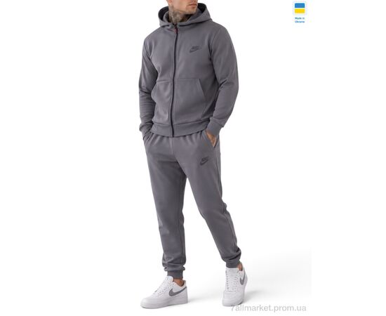 Спортивний костюм чоловічий Весна/осінь 002-2NI сірий (5 шт. р.сіткаM-3XL) "Sport style" недорого оптом від прямого постачальника, зображення 2