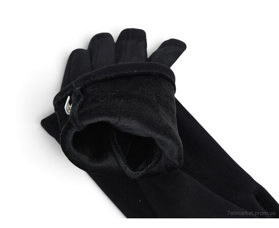 Фотография Перчатки женские Зима T01-75 black (12 шт. р.сетка 6,5-8,5) "TUZZI" недорого оптом от прямого поставщика, изображение 2