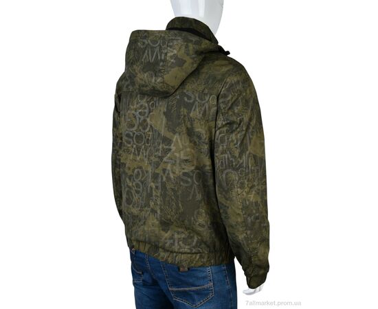 Куртка чоловіча Весна/осінь 4509 green (5 шт. р.сітка48-56) "Мир" недорого оптом від прямого постачальника, зображення 2