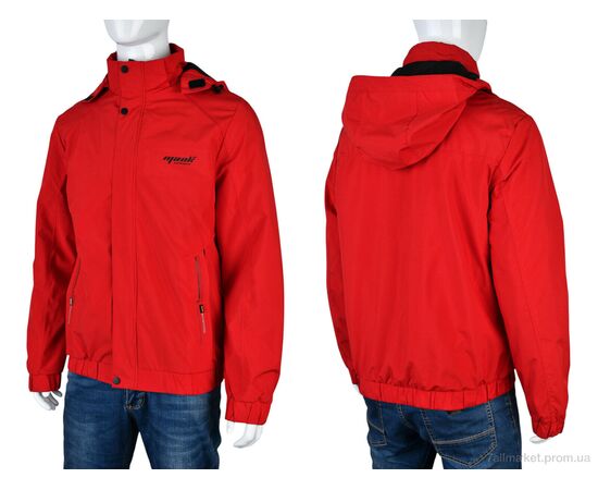 Куртка чоловіча Весна/осінь 4509 red (5 шт. р.сітка48-56) "Мир" недорого оптом від прямого постачальника, зображення 3