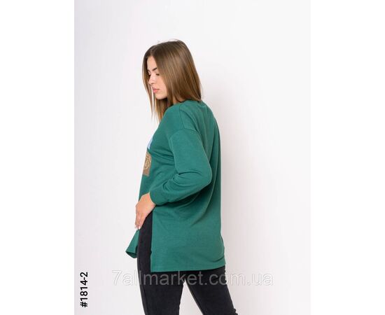 Фотография Туника жіночі двунитка з принтом батал S-M, M-L, L-XL (4цв) "NOWEMBER" недорого от прямого поставщика, изображение 3