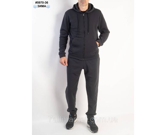 Спортивний костюм чоловічий тринитка на флісі норма 48(M),50(L),52(XL),54(2XL),56(3XL) (4кв) "NOWEMBER", зображення 4