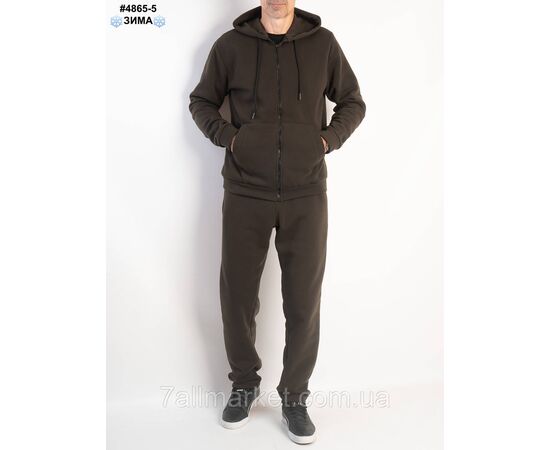 Спортивний костюм чоловічий тринитка на флісі норма 48(M),50(L),52(XL),54(2XL),56(3XL) (4кв) "NOWEMBER", зображення 4