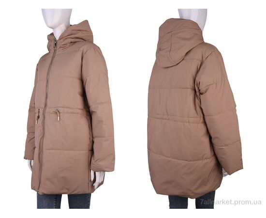 Куртка жіноча Весна/осінь SK1010 (11958) beige (4 шт. р.сіткаM-2XL) "Obuvok" недорого оптом від прямого постачальника, зображення 3