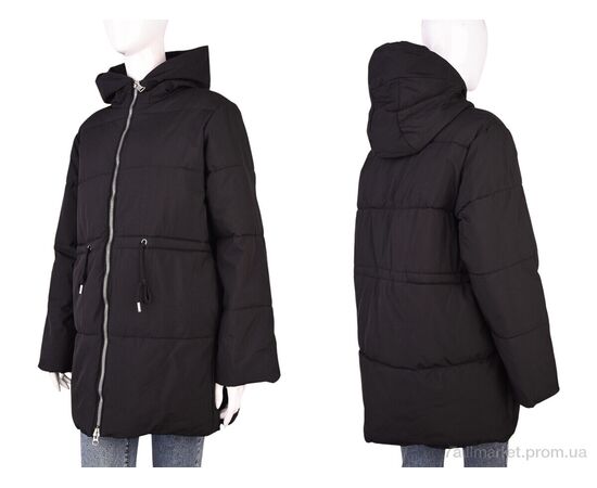 Куртка жіноча Весна/осінь SK1010 (11958) black (4 шт. р.сіткаM-2XL) "Obuvok" недорого оптом від прямого постачальника, зображення 3
