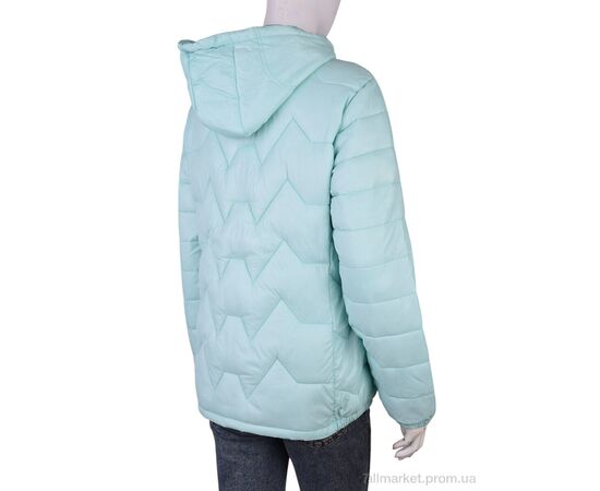 Куртка жіноча Весна/осінь 327 (11964) green (5 шт. р.сіткаXL-4XL) "Obuvok" недорого оптом від прямого постачальника, зображення 2