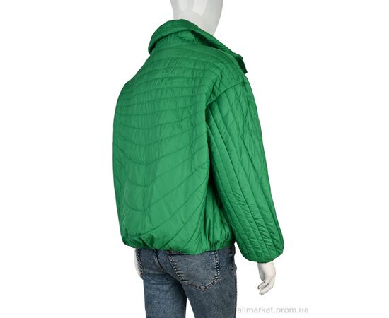 Куртка жіноча Весна/осінь 1885 (11966) green (4 шт. р.сіткаM-2XL) "Obuvok" недорого оптом від прямого постачальника, зображення 2