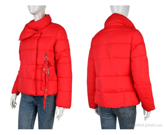 Куртка жіноча Весна/осінь 998 (11965) red (5 шт. р.сіткаM-2XL) "Obuvok" недорого оптом від прямого постачальника, зображення 3
