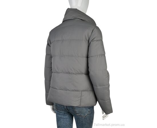 Куртка жіноча Весна/осінь 998 (11965) grey (5 шт. р.сіткаM-2XL) "Obuvok" недорого оптом від прямого постачальника, зображення 2