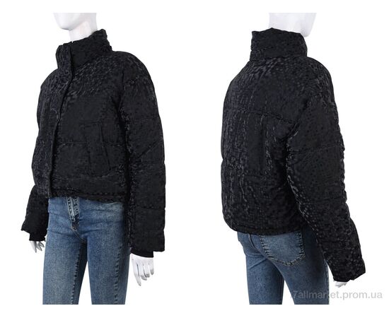 Куртка жіноча Весна/осінь 17190 (12035) black (4 шт. р.сітка42-48) "Obuvok" недорого оптом від прямого постачальника, зображення 3