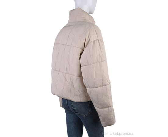 Куртка жіноча Весна/осінь 17279 (12040) beige (4 шт. р.сітка42-48) "Obuvok" недорого оптом від прямого постачальника, зображення 2