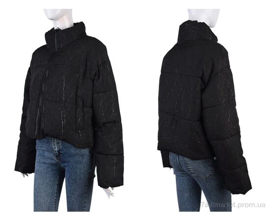 Куртка жіноча Весна/осінь 17279 (12040) black (4 шт. р.сітка42-48) "Obuvok" недорого оптом від прямого постачальника, зображення 3