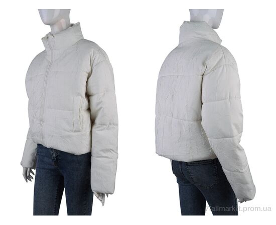 Куртка жіноча Весна/осінь 17279 (12040) white (4 шт. р.сітка42-48) "Obuvok" недорого оптом від прямого постачальника, зображення 3