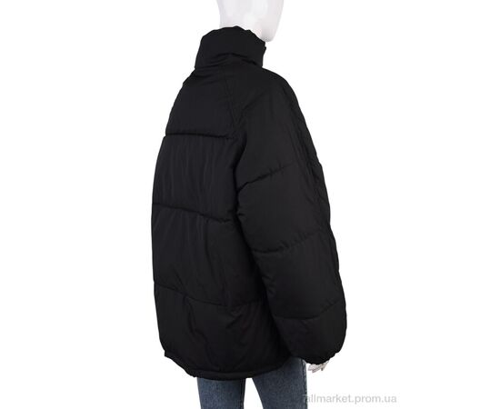 Куртка жіноча Весна/осінь B521 (12039) black (5 шт. р.сіткаS-2XL) "Obuvok" недорого оптом від прямого постачальника, зображення 2