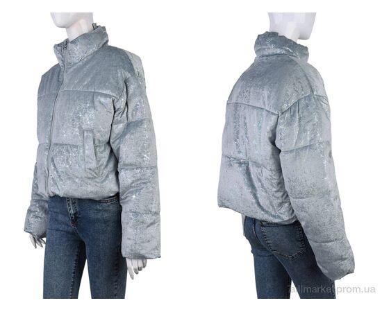 Куртка жіноча Весна/осінь 17280 (12034) grey (4 шт. р.сітка42-48) "Obuvok" недорого оптом від прямого постачальника, зображення 3