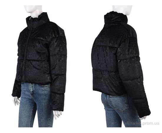 Куртка жіноча Весна/осінь 17280 (12034) black (4 шт. р.сітка42-48) "Obuvok" недорого оптом від прямого постачальника, зображення 3