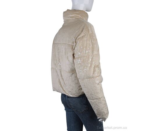 Куртка жіноча Весна/осінь 17280 (12034) beige (4 шт. р.сітка42-48) "Obuvok" недорого оптом від прямого постачальника, зображення 2