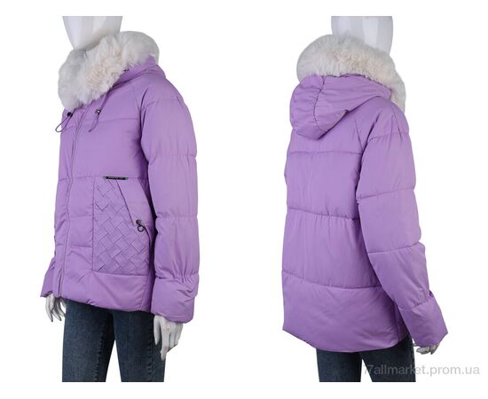 Куртка жіноча Весна/осінь 2276 (12043) violet (5 шт. р.сіткаS-2XL) "Obuvok" недорого оптом від прямого постачальника, зображення 3