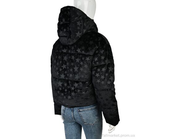 Куртка жіноча Зима 17255 (12061) black (4 шт. р.сітка42-48) "Obuvok" недорого оптом від прямого постачальника, зображення 2