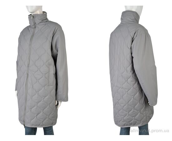 Куртка жіноча Зима 181 (12057) grey (4 шт. р.сіткаM-XL) "Obuvok" недорого оптом від прямого постачальника, зображення 3