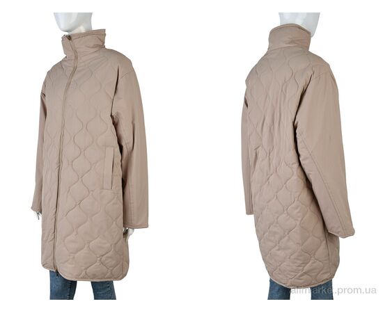 Куртка жіноча Зима 181 (12057) d.beige (4 шт. р.сіткаM-XL) "Obuvok" недорого оптом від прямого постачальника, зображення 3