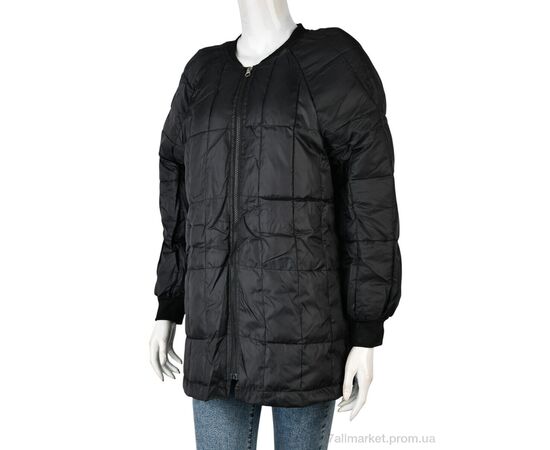 Куртка жіноча Зима 1001 ( 12052) black (5 шт. р.сіткаL-3XL) "Obuvok" недорого оптом від прямого постачальника, зображення 4