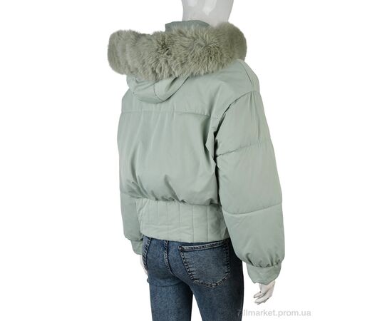 Куртка жіноча Зима 025 (12055) green (4 шт. р.сіткаM-2XL) "Obuvok" недорого оптом від прямого постачальника, зображення 2